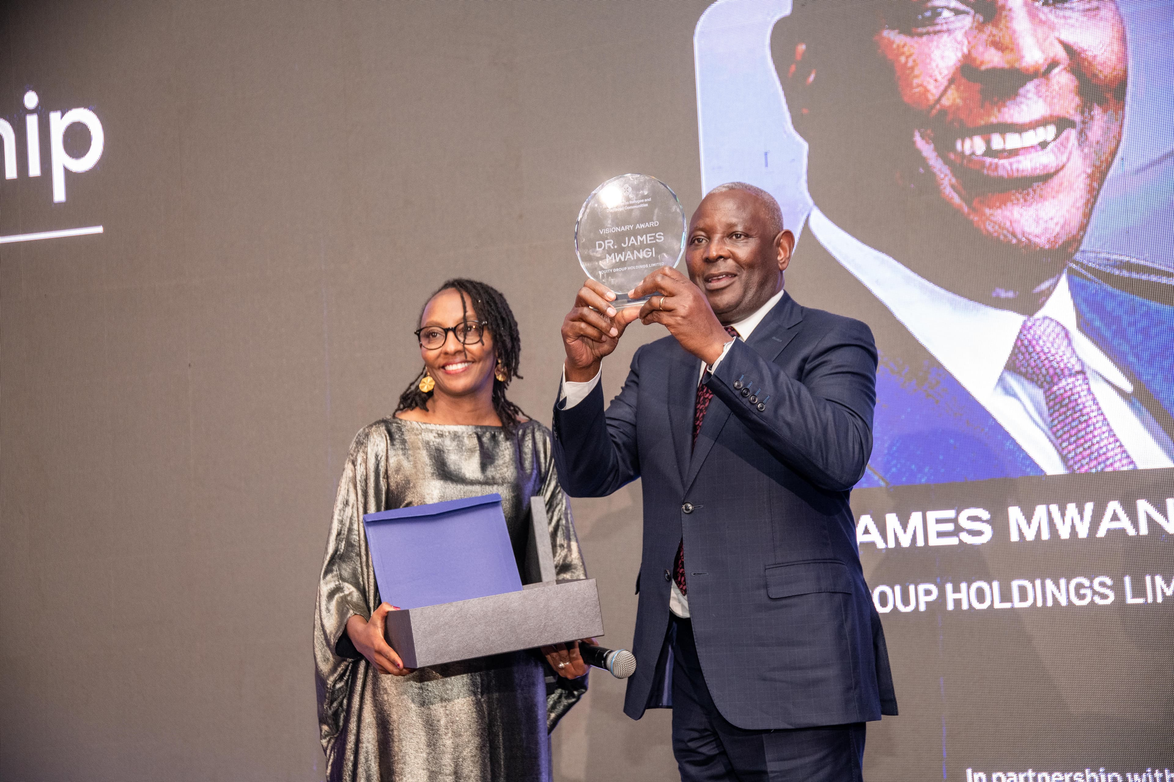 Equity Group’s Dr. James Mwangi awarded the UNHCR Visionary Award