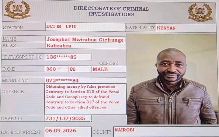 Former MP Arrested over alleged Sh56 million land fraud