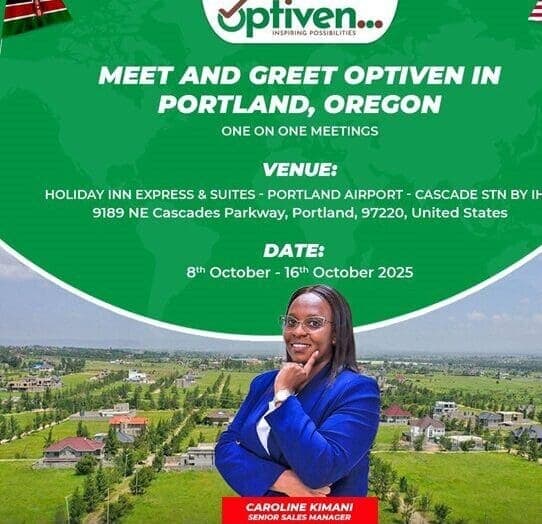 Optiven Team Coming To Portland, Oregon For Meet and Greet