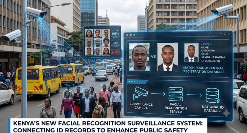 Nairobi to Get Facial Recognition Cameras First in Kenya’s KSh25 Billion Security Push