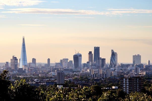 Tallest buildings/skyscrapers in the UK (United Kingdom)