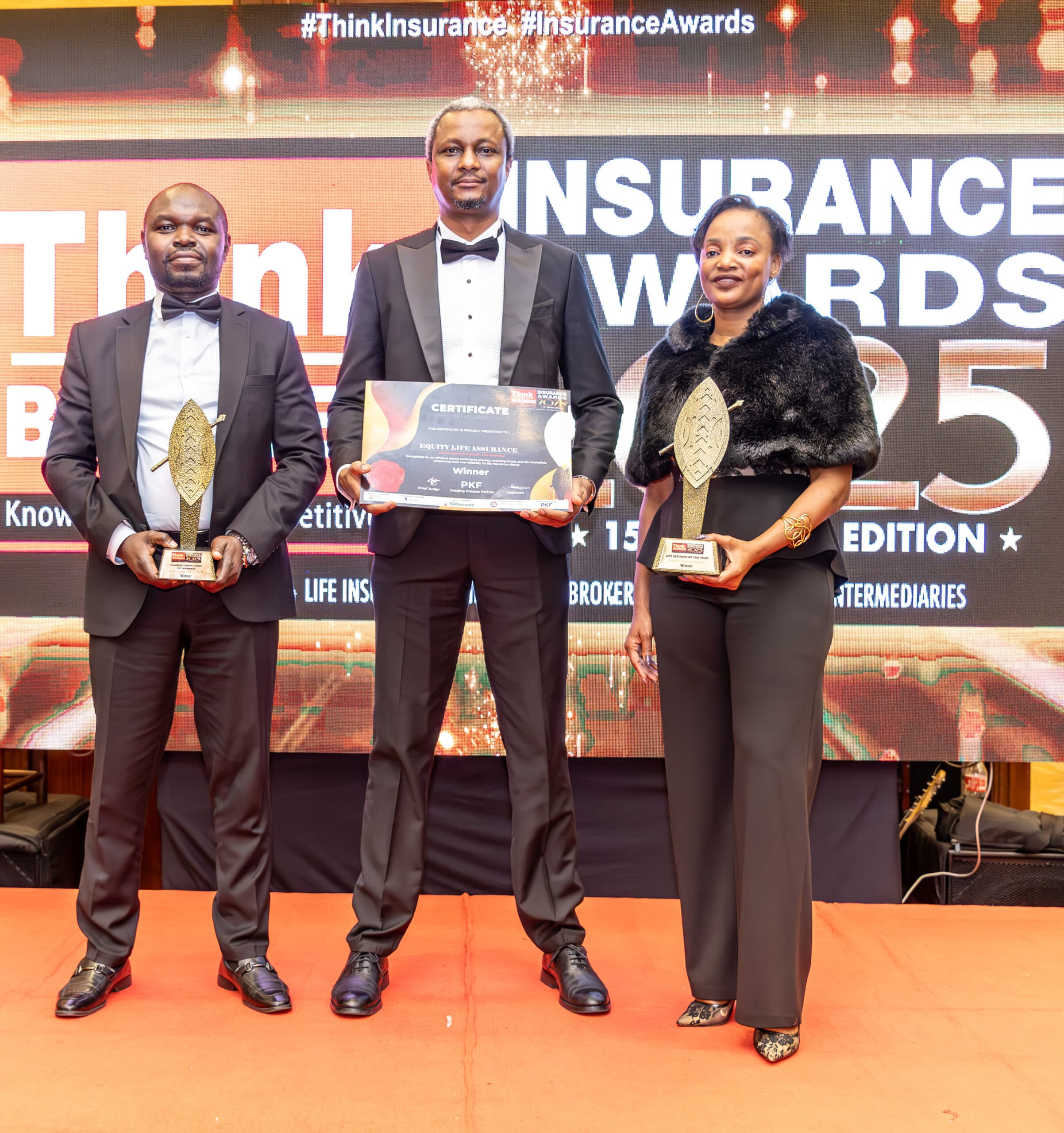 Equity Life Assurance named life insurance company of the year at Think Business Awards