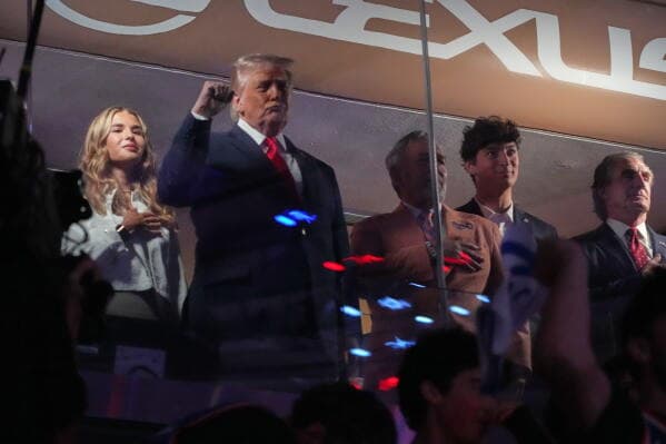 Trump booed in New York as he becomes first US president to attend NBA Finals