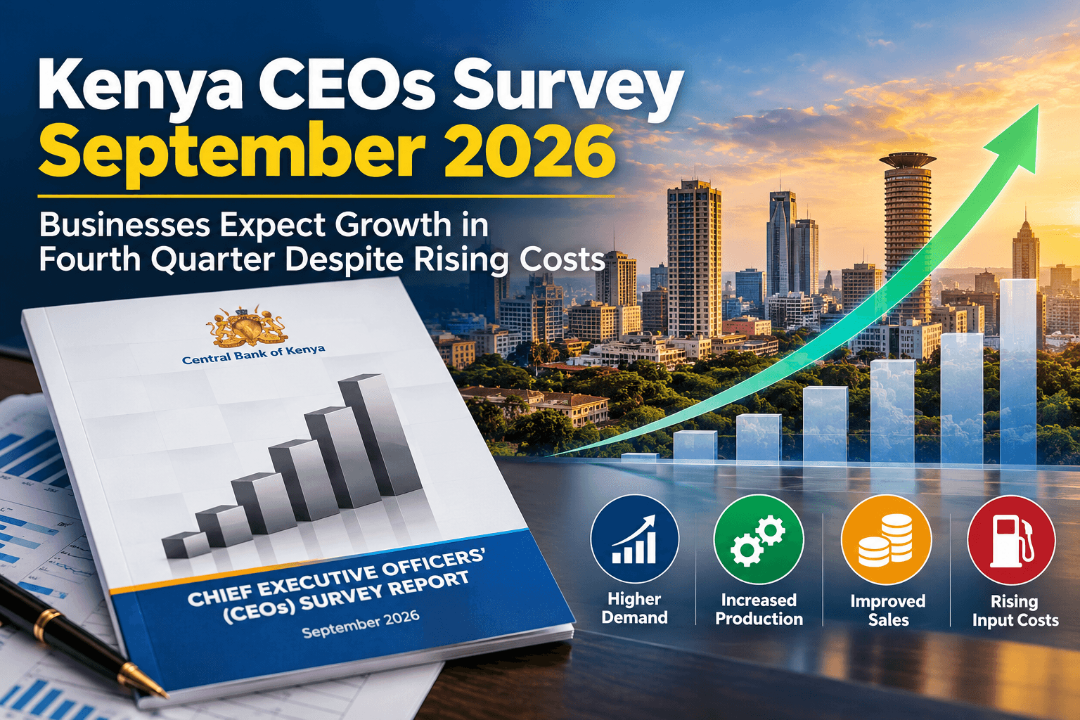 Kenya CEOs Survey: Businesses Expect Growth in Fourth Quarter of 2026 Despite Rising Costs