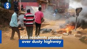 Kisii Residents Protest Withdrawal of County Road Equipment, Allege Political Discrimination