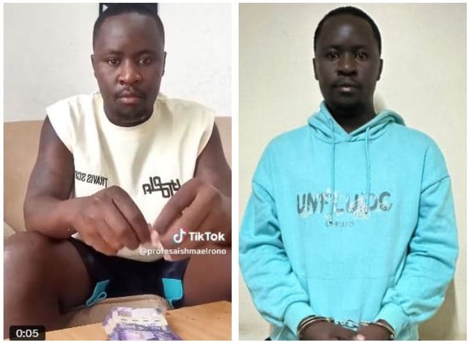 DCI Arrests TikTok User for Tearing Sh100 Notes in Viral Video