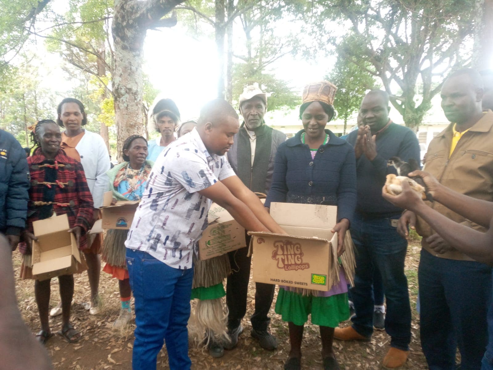 Maara cultural dancers poultry farming project commissioned