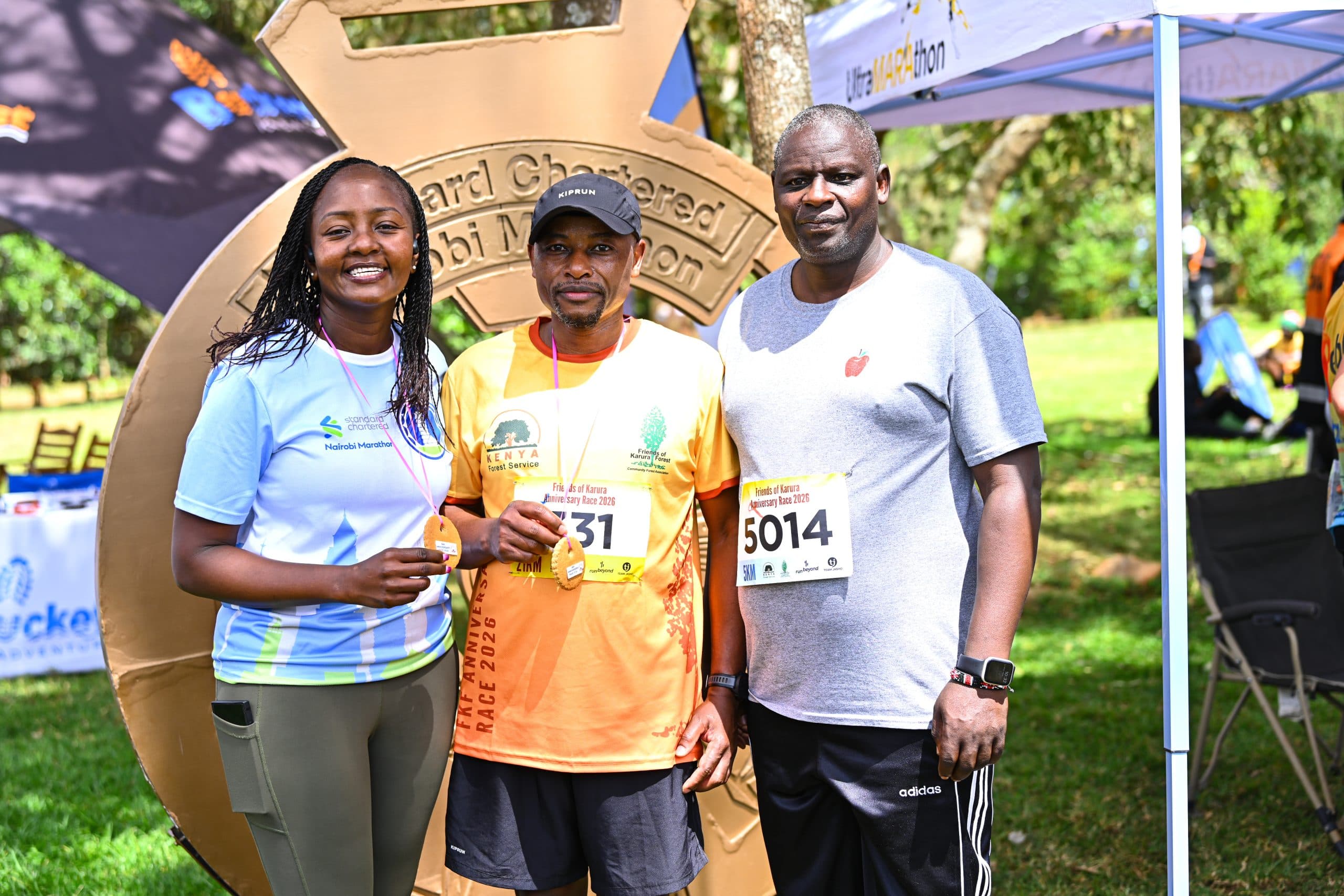Over 1,000 runners compete in Friends of Karura race setting pace for Standard Chartered Nairobi Marathon