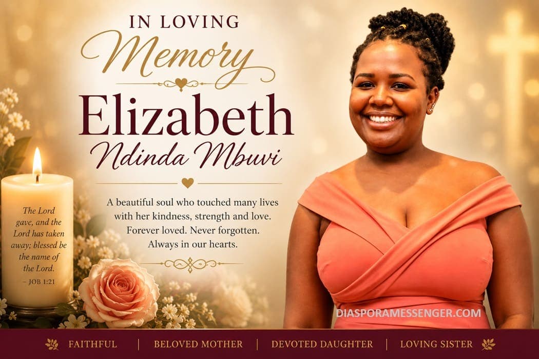 In Loving Memory of Elizabeth Ndinda Mbuvi of Maryland