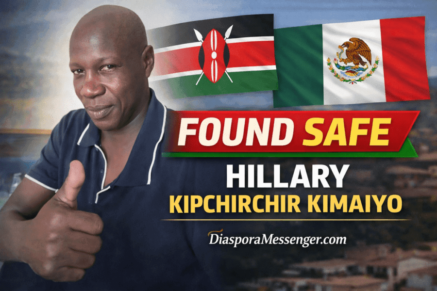 Hillary Kipchirchir Kimaiyo – Kenyan man missing in Mexico found