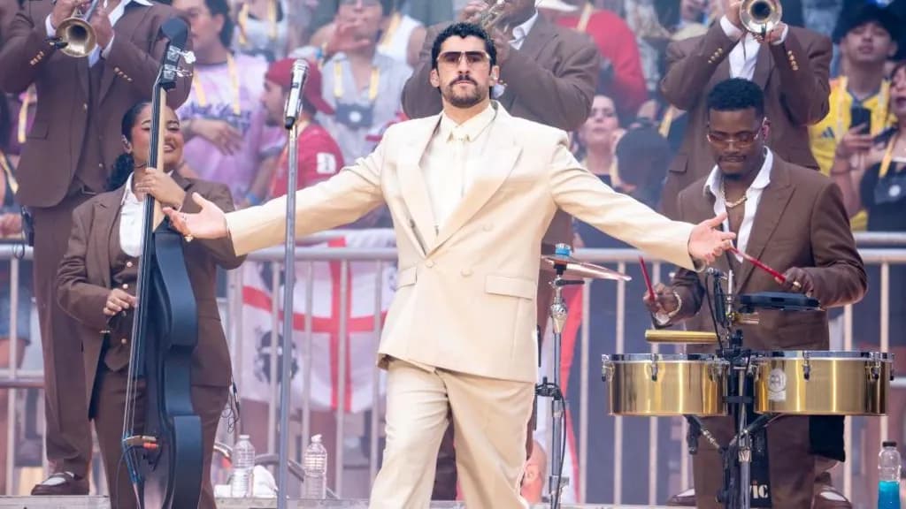 Bad Bunny: Latin star lights up London with history-making stadium show