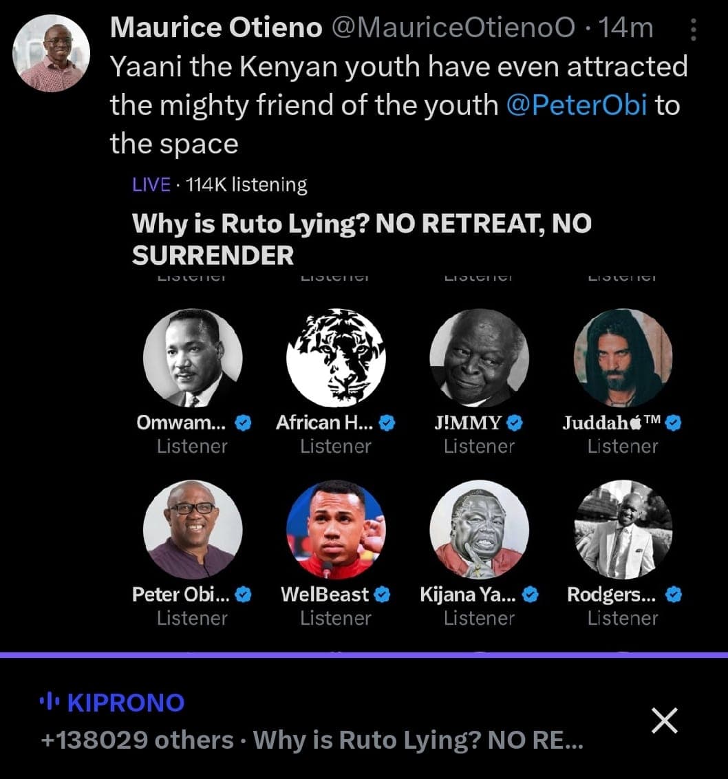 Kenyan Twitter Space Shatters Records