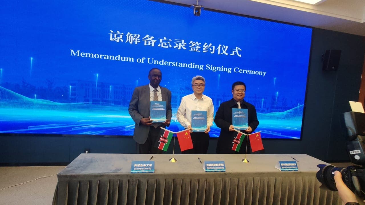 MKU signs digital skills partnership with Chinese institutions