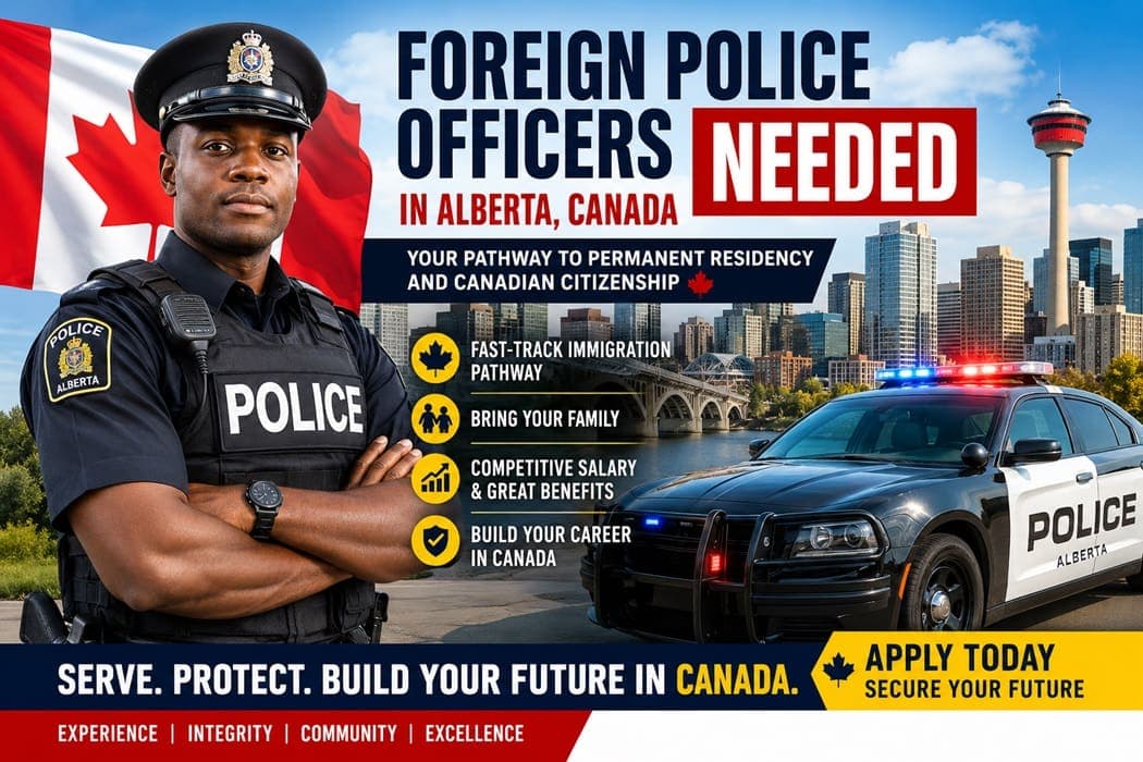 Jobs Alert: Foreign Police Office Needed in Alberta Canada