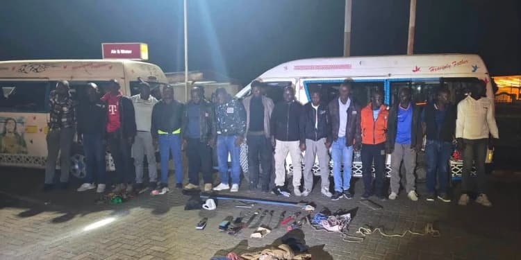 Police Intercept Vehicles Carrying Suspected Gang Members Heading Towards Kisumu