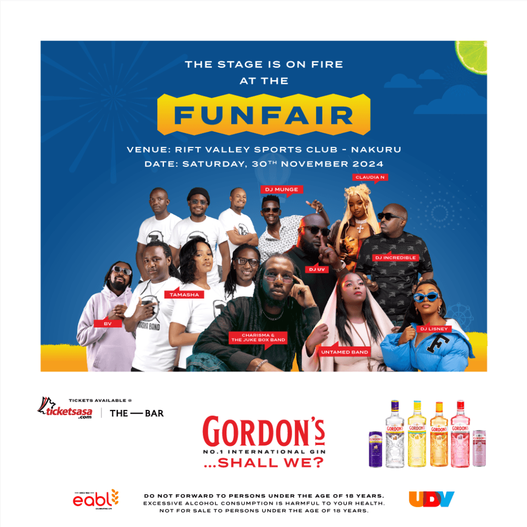 Gordon’s Funfair returns to Nakuru for its 4th edition with a vibrant gin experience
