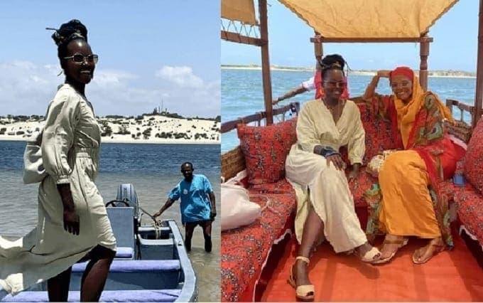 VIDEO: Lupita Nyongo’s Visit To Lamu Sets The Internet On Fire