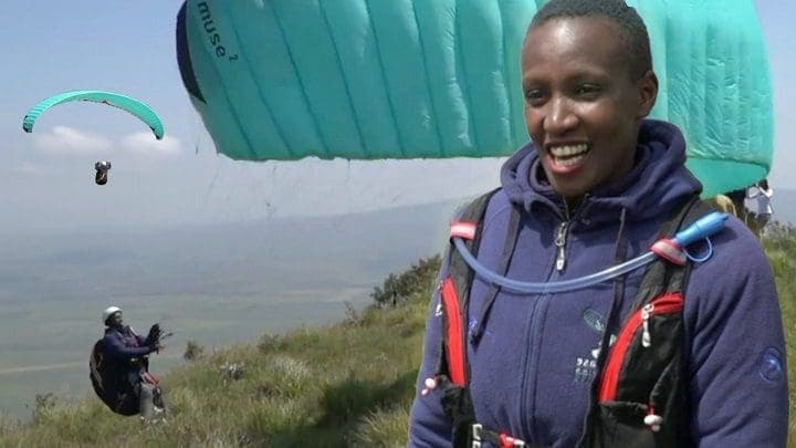 First Kenyan female paraglider Nyambura Kariuki’s challenge to women