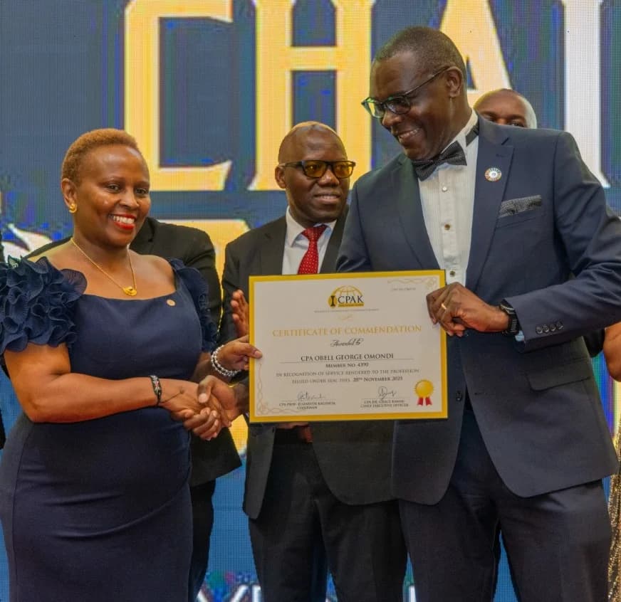 KRA Commissioner Receives Commendation in Accounting