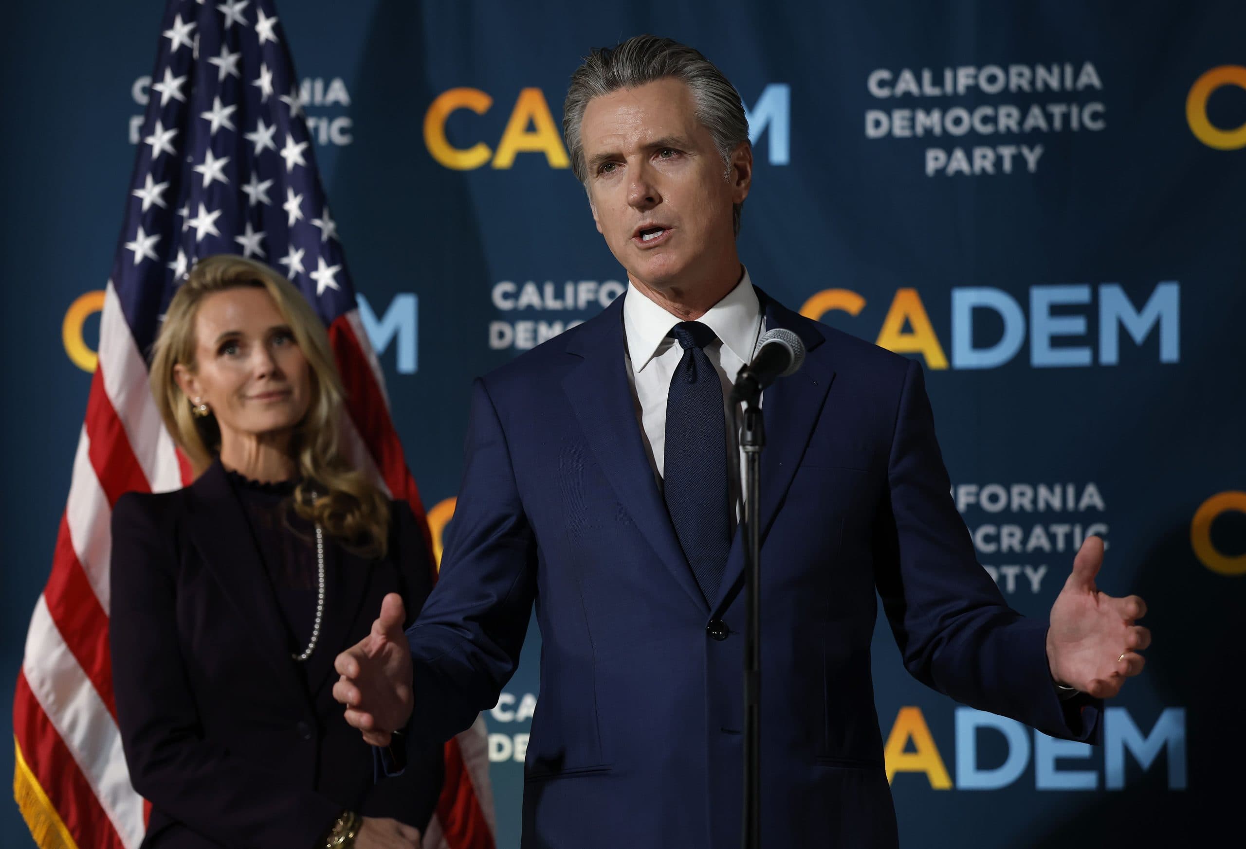 California’s Gavin Newsom alleges justice department is investigating his wife and ex-staff