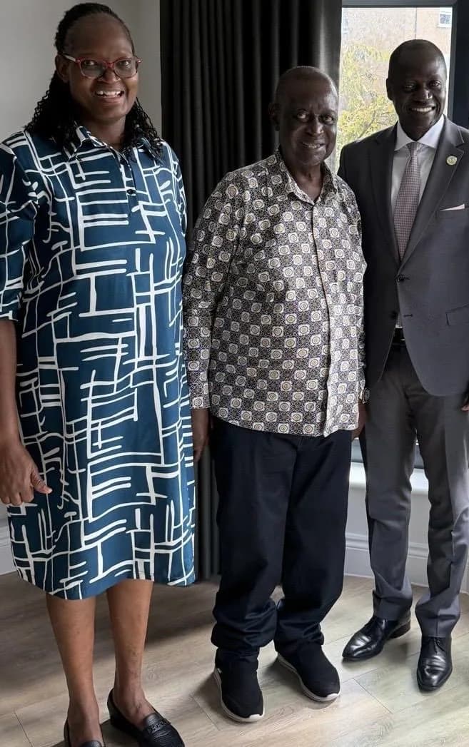 Oburu hosts Kenya’s UK Envoy during medical trip