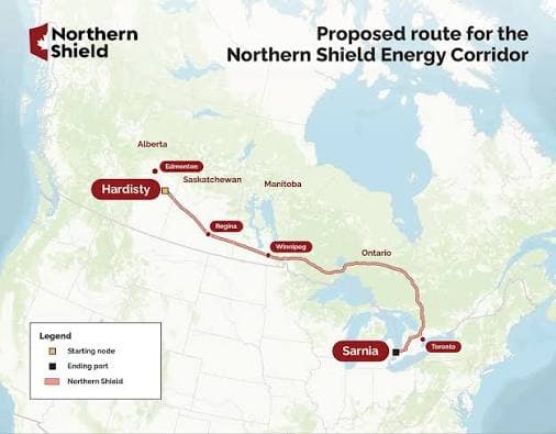 3,300-Kilometer Northern Shield Energy Corridor Proposed in Canada in Bid to Secure Energy Security