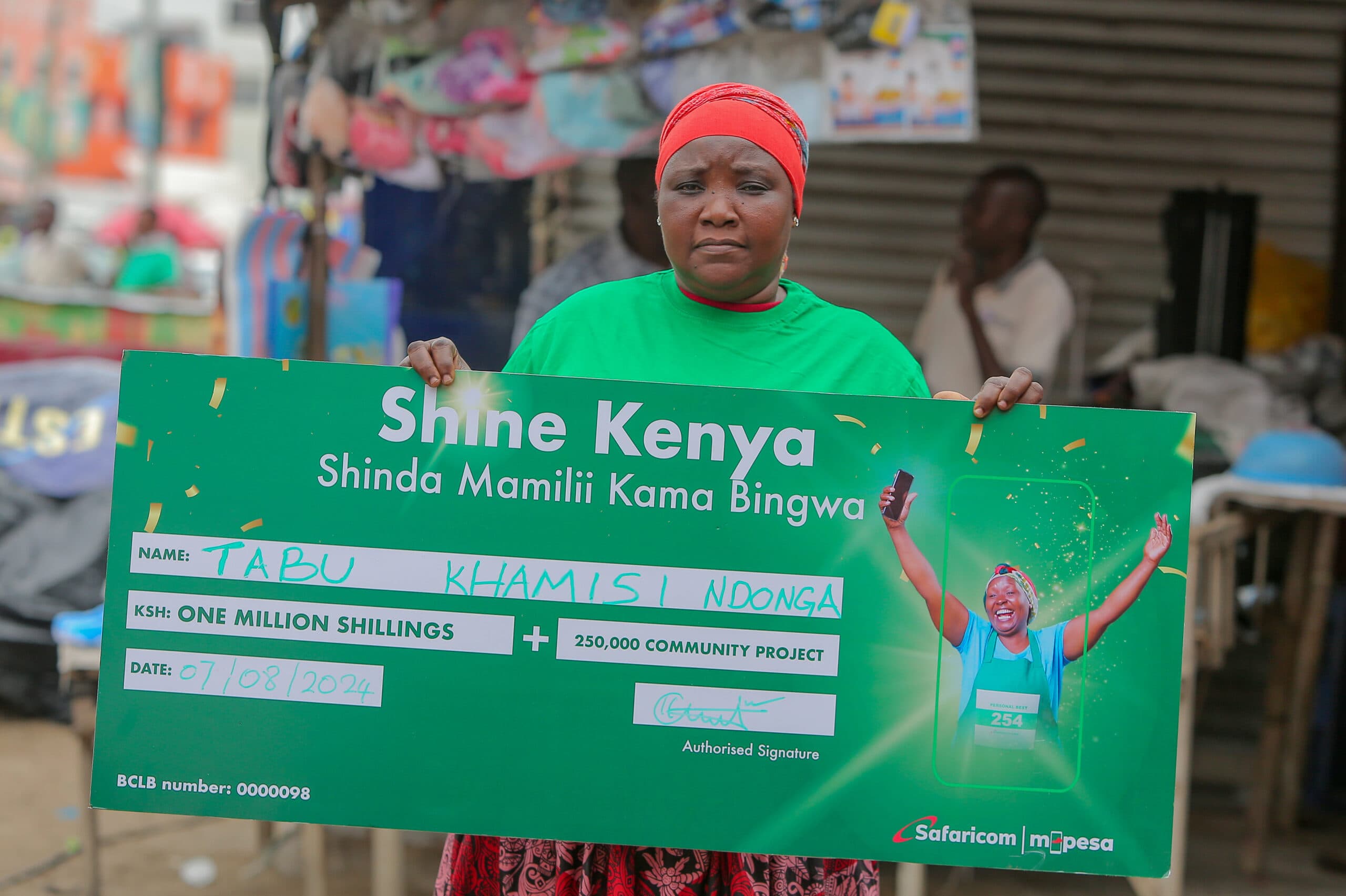 Safaricom awards 5 customers with Ksh. 5M each in the ongoing ‘Shine Kenya’ campaign