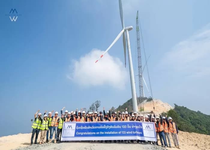 Monsoon Wind Project in Laos: Largest wind farm in ASEAN, Completes Construction