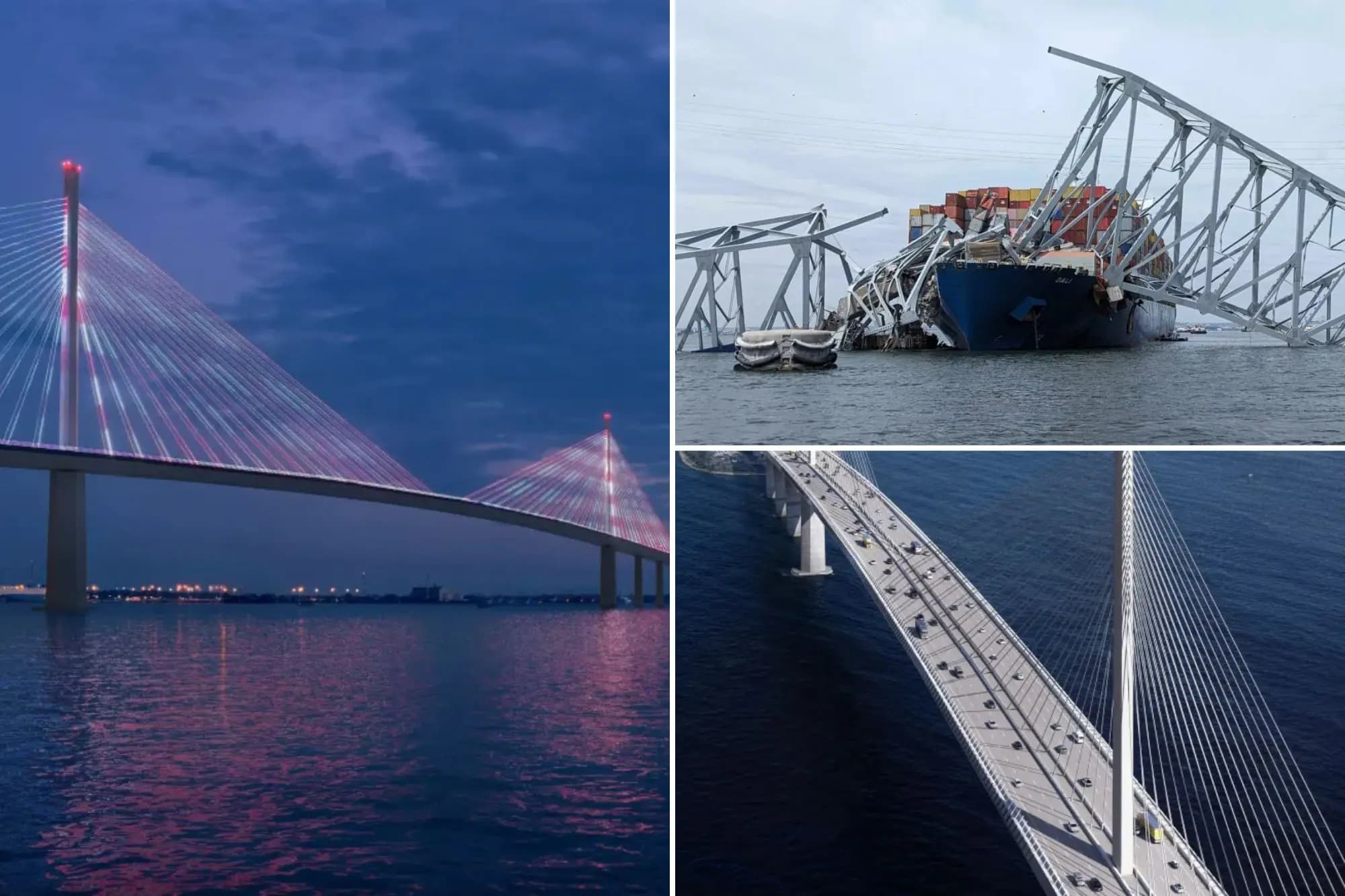 Reconstruction of the Collapsed Baltimore Francis Scott Key Bridge Takes Shape as its Tender is Launched: Has Attracted the Attention of Over 1,700 Contractors