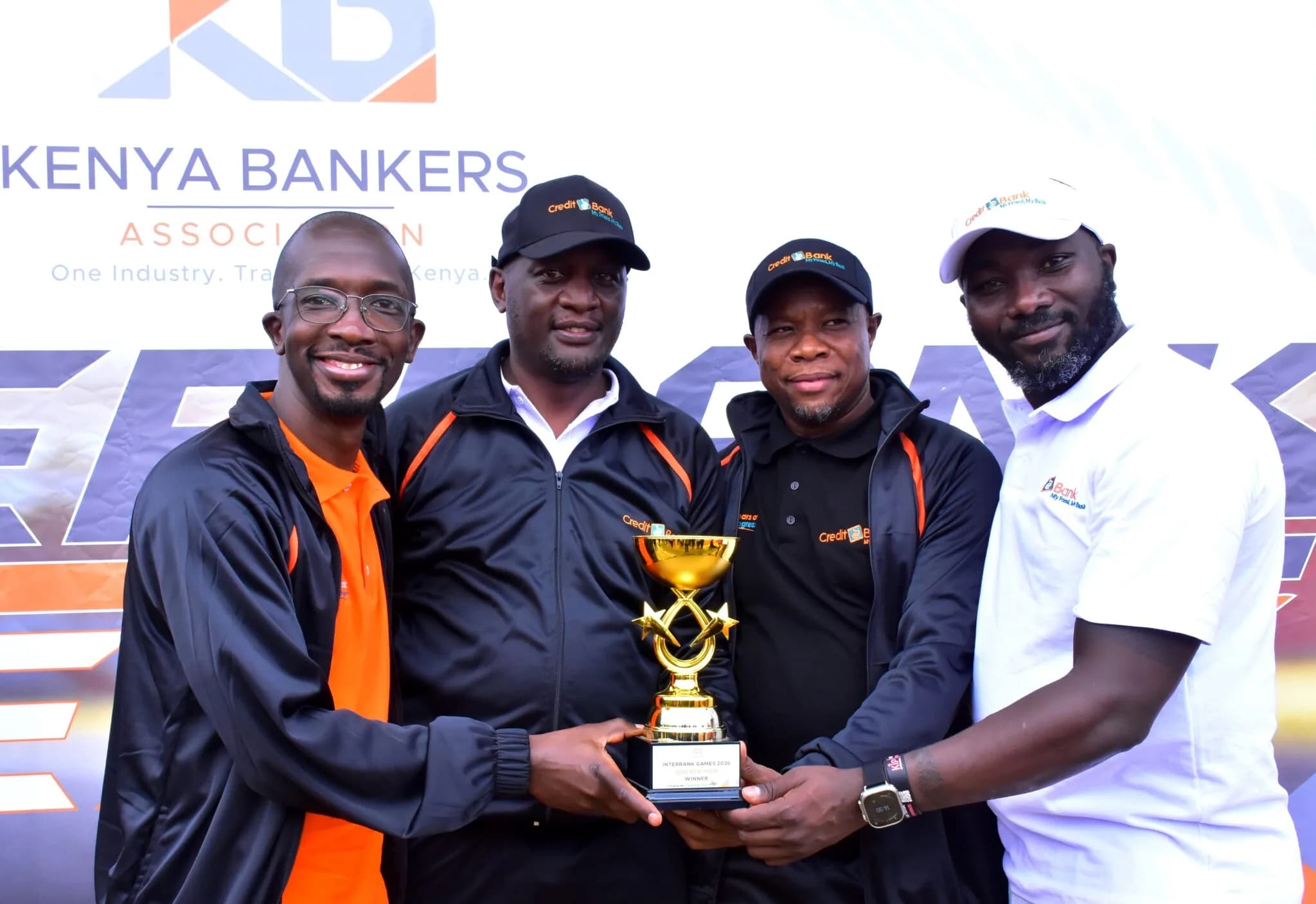 Credit Bank men wins squash title at Interbanks Tournament