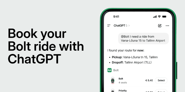 Bolt Partners with ChatGPT to Allow Customers Book Rides Using AI