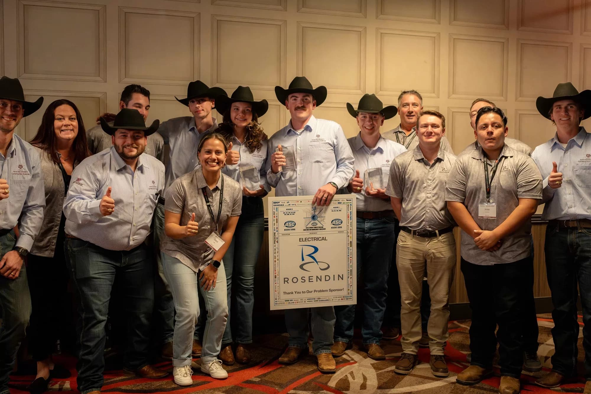 Texas A&M University win award at the Associated Schools of Construction (ASC) Regions Competition