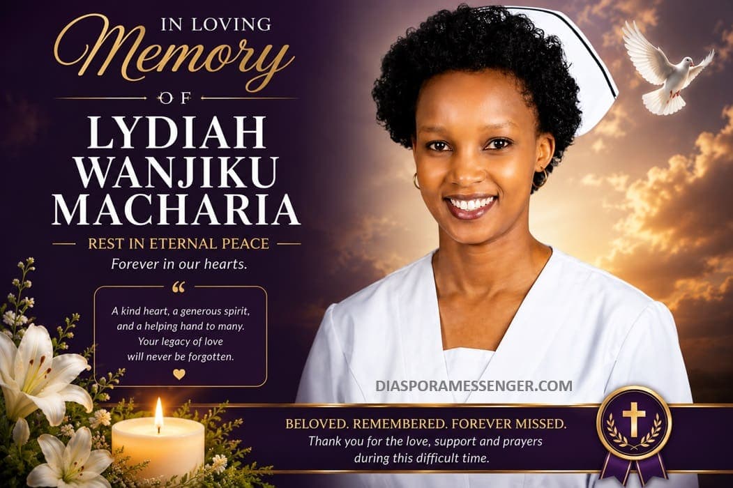 Sad: The Passing of Lydiah Wanjiku Macharia In California