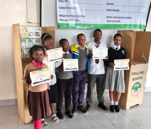 Kajiado learners elect leaders to Kenya children’s assembly chapter