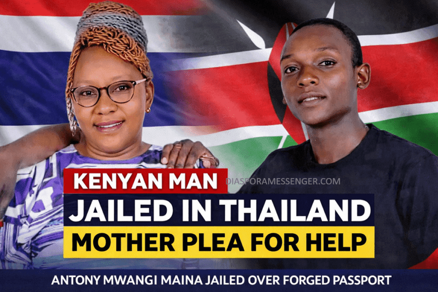 Kenyan Man Antony Mwangi Jailed in Thailand for Forged Passport