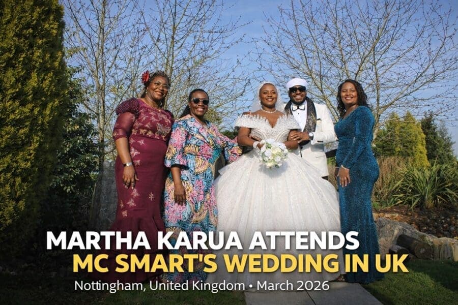 Martha Karua Graces MC Smart’s Colorful Wedding in the UK