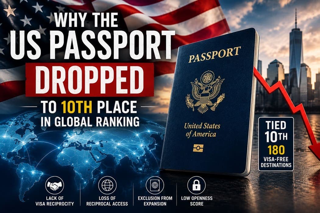 Why the US Passport Dropped to 10th Place in Global Ranking