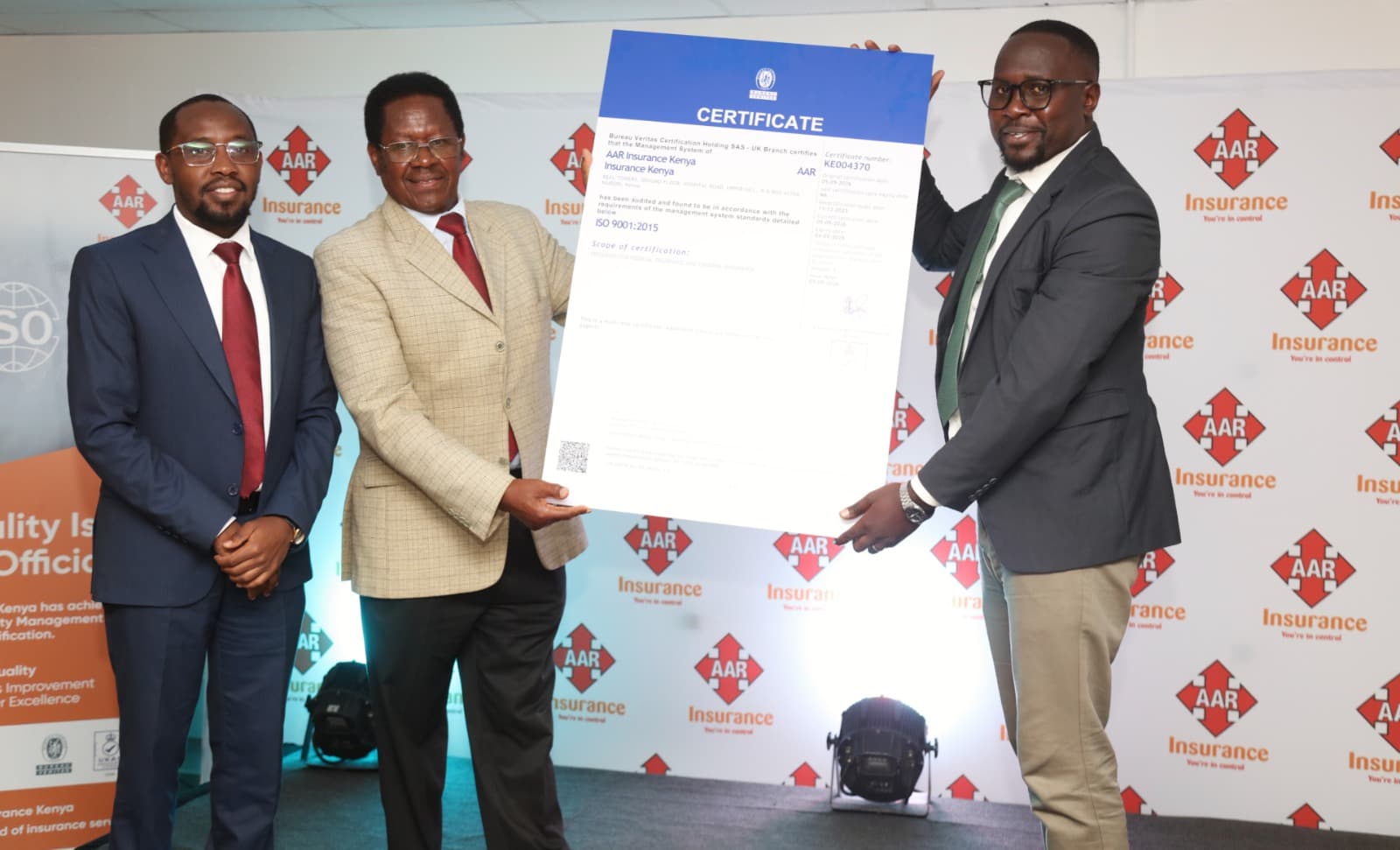 Insurer Earns New Quality Certification