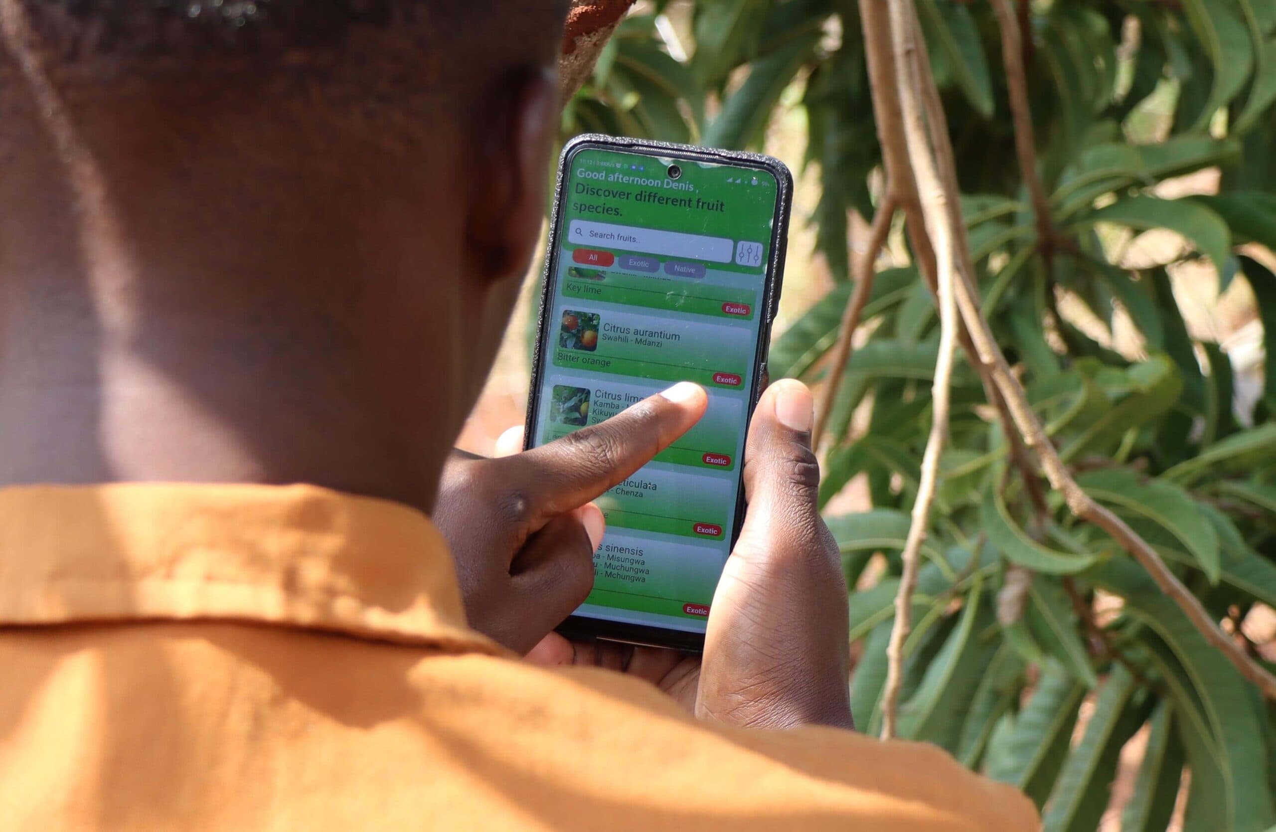 New smartphone app guides E. Africa farmers on growing fruit trees
