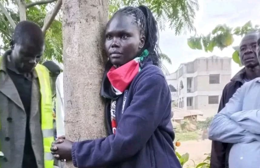 Bungoma Woman Hugs Tree for 74 Hours to Protest Corruption