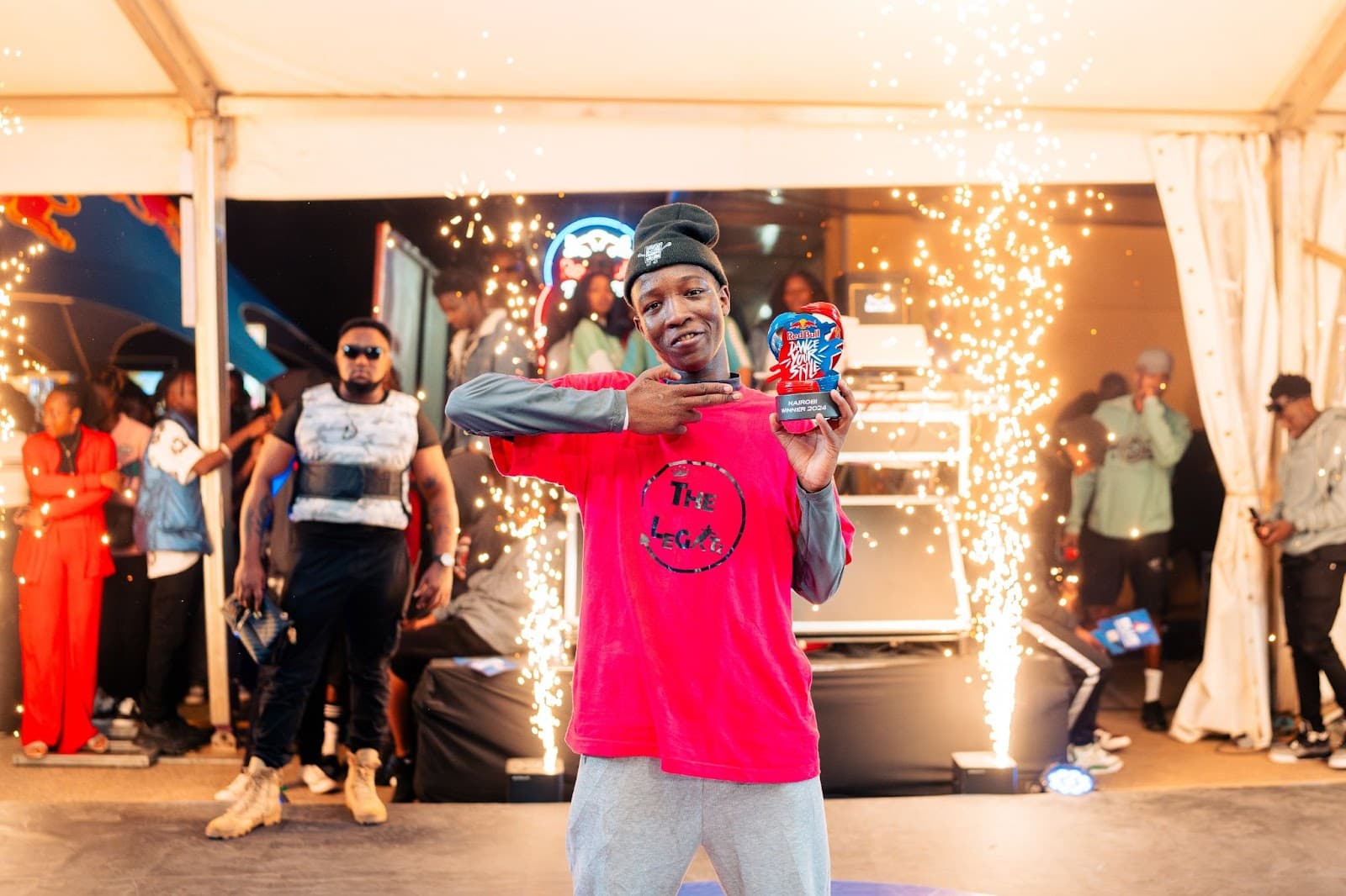 Samuel Brian wins the Nairobi edition of the Red Bull dancing competition