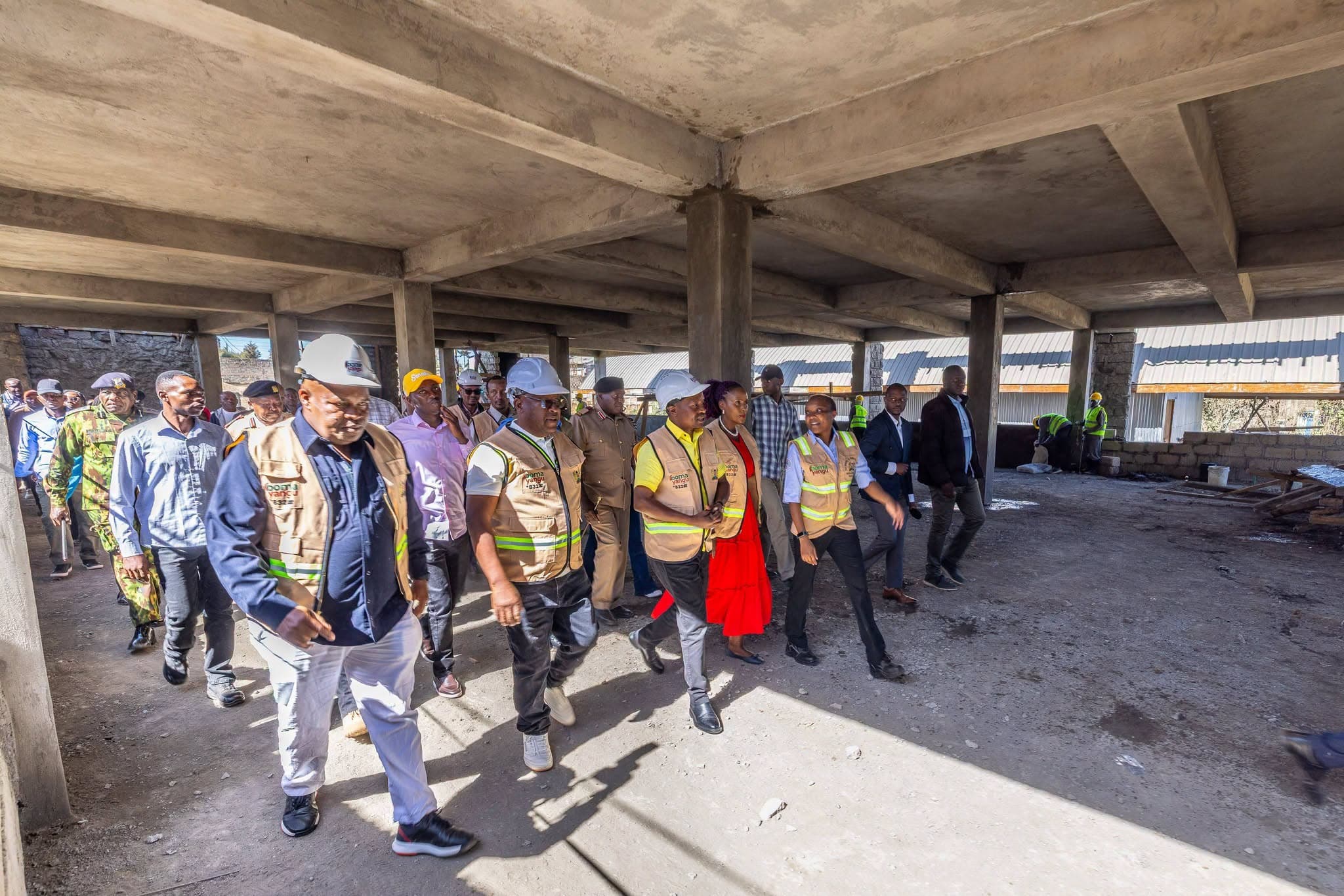 DP Kindiki inspects Lari projects, pledges more markets and roads