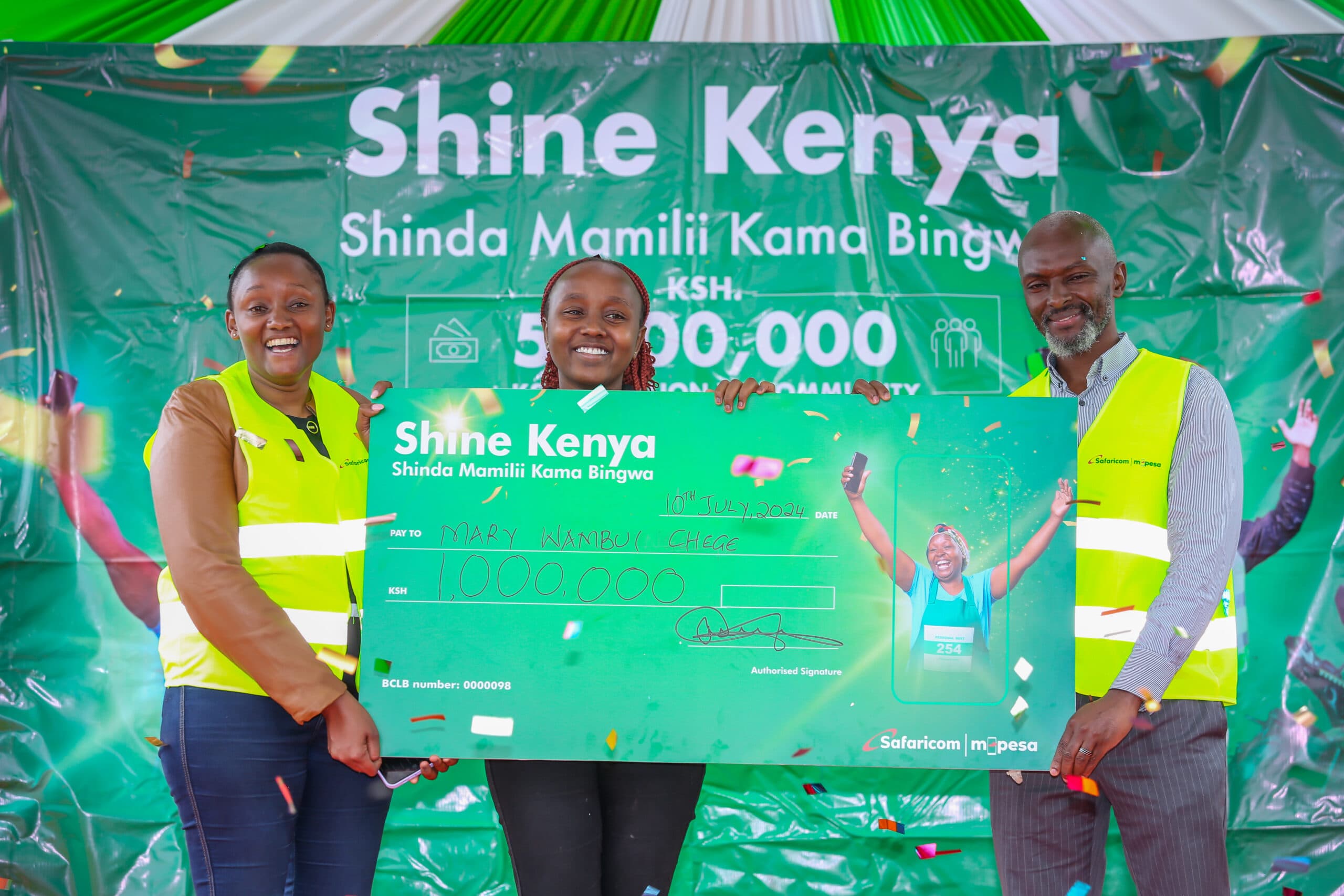 Safaricom names week one winners of the ongoing ‘Shine Kenya’ campaign