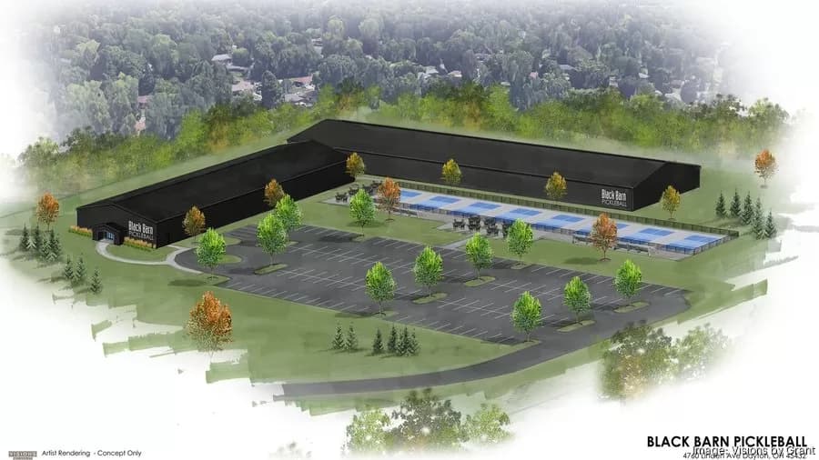 Construction on Ohio’s Largest Indoor Pickleball Facility, Black Barn Pickleball
