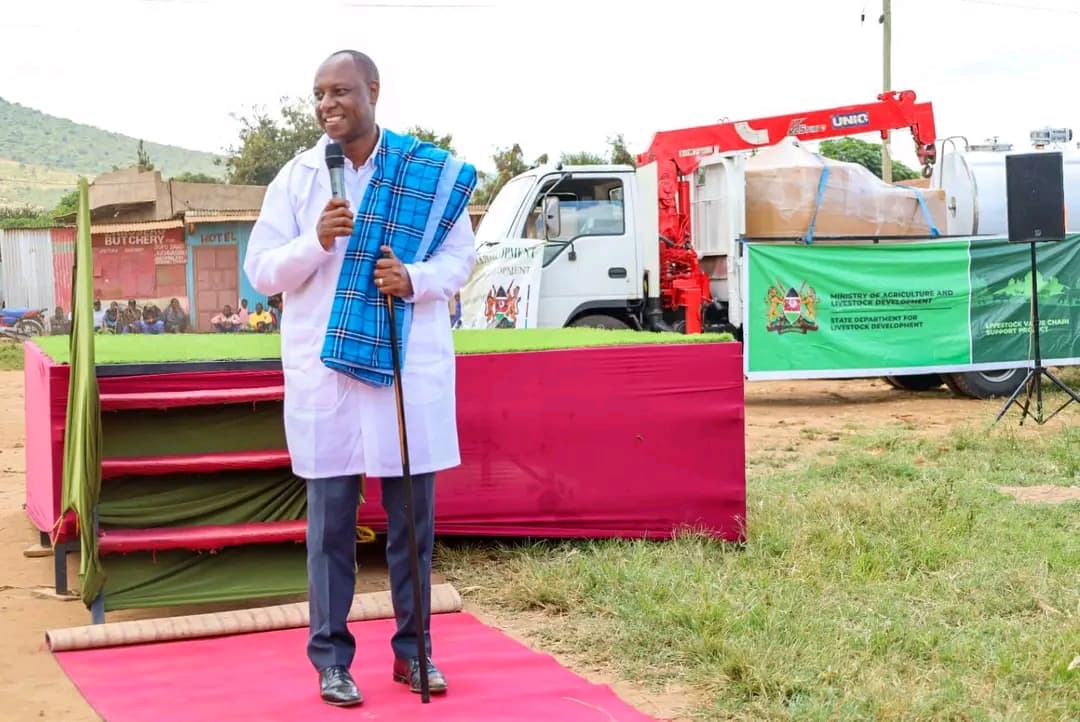Government hands over milk coolers to Kajiado dairy cooperatives