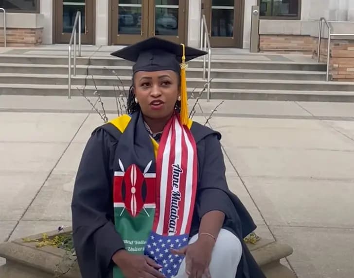 Anne Mutabari’s Graduation from Grand Valley State University
