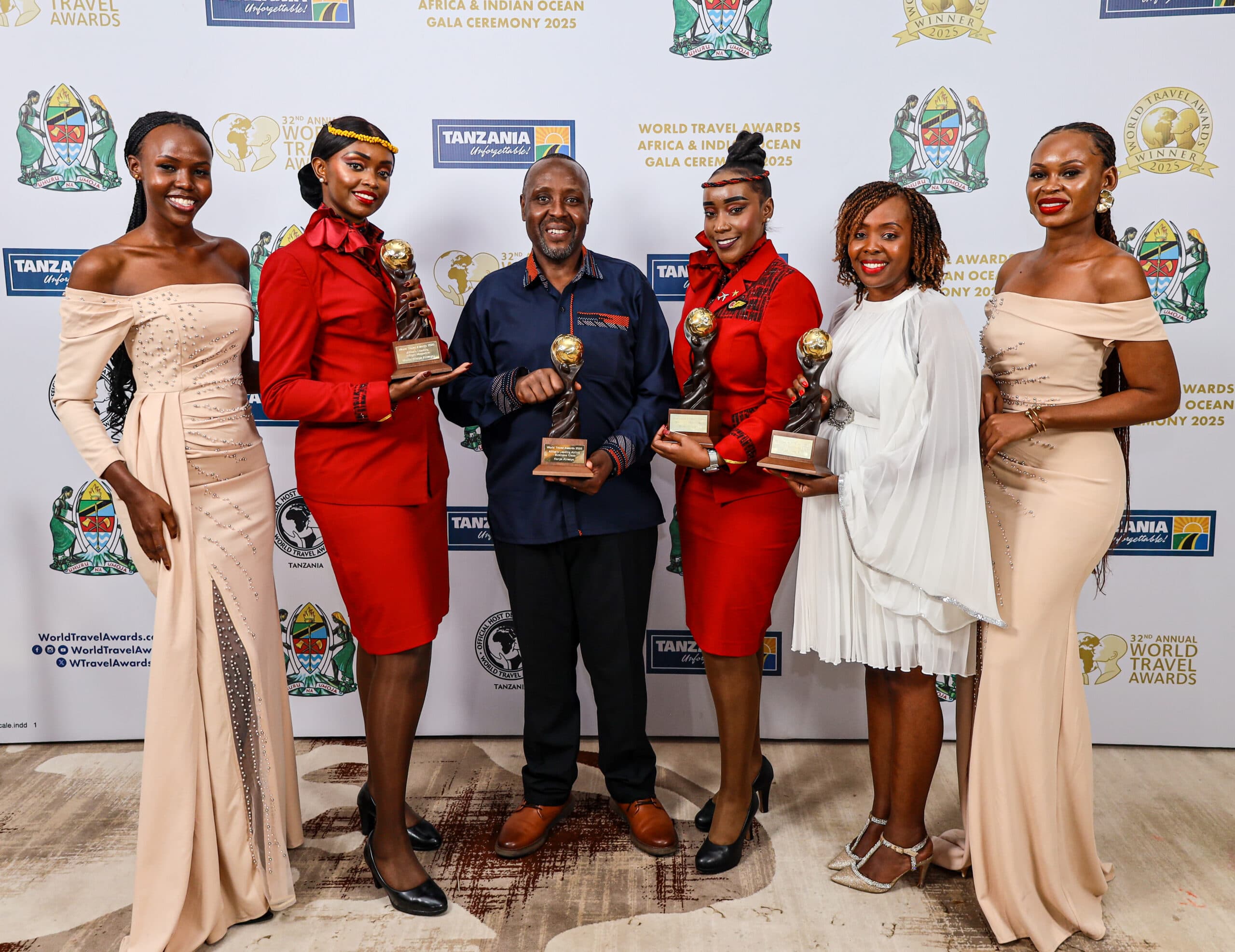 Kenya Airways wins 4 awards at the 2025 World Travel Awards