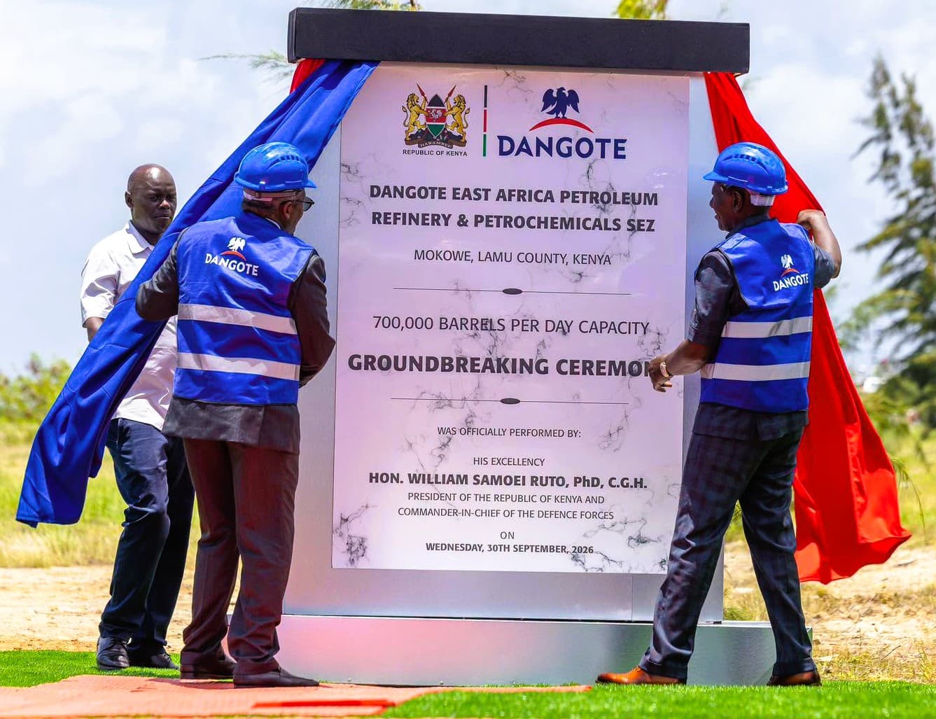 Coast leaders support the Sh2.6 Trillion Dangote Lamu oil project