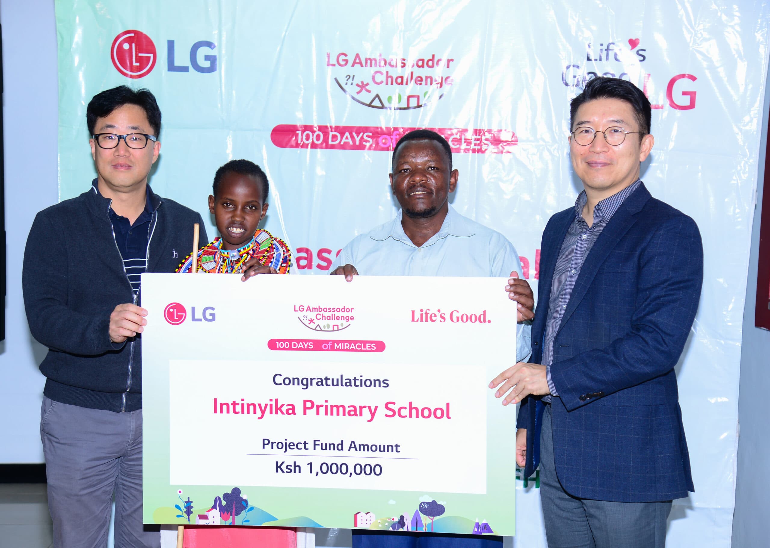 LG awards Ksh. 2M to community projects in Kajiado & Huruma