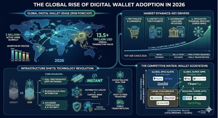 The Global Rise of Digital Wallet Adoption in 2026: Market Dynamics, Infrastructure Shifts, and the Competitive Matrix